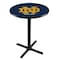 Holland Bar Stool Co 42" Blk Wrinkle Notre Dame (ND) Pub Table, 36" dia. Top L211B4236ND-ND - alternate 1